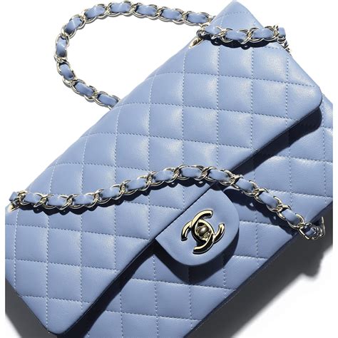 chanel skyblue bag|blue chanel handbags.